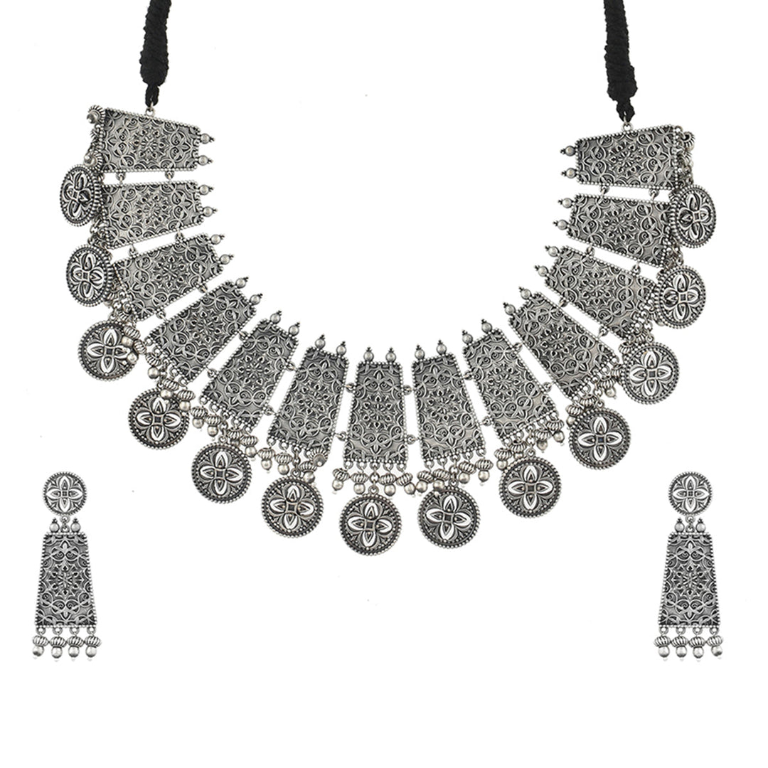 Nrityotsava Amulya Collar Necklace Set | SHOBITAM