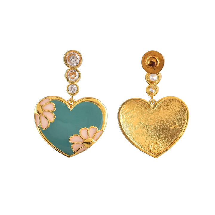 Valentine's Day Camellia Drop Earrings | SHOBITAM