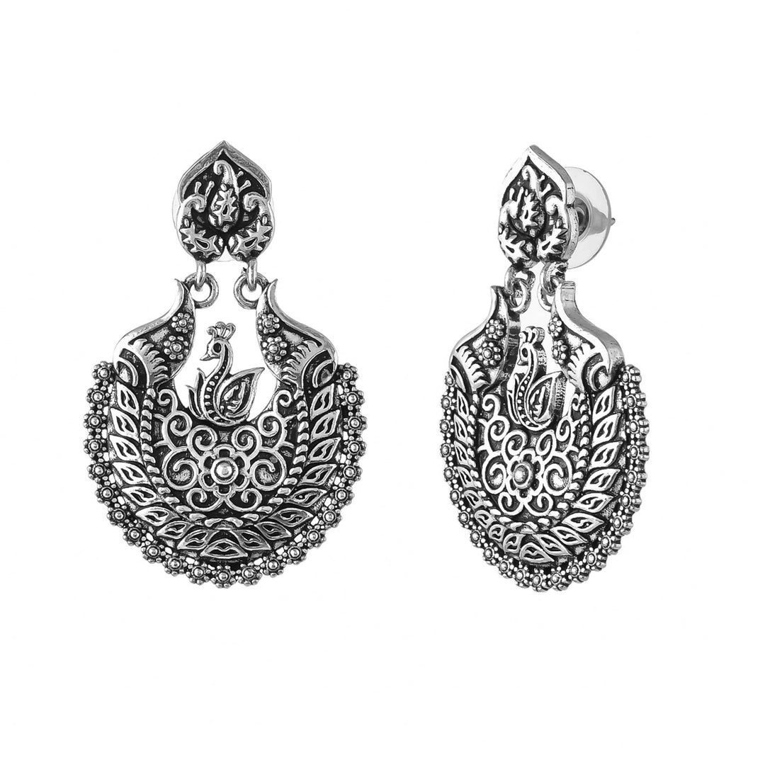 Morni Chandrakhhi Dangle Earrings | SHOBITAM