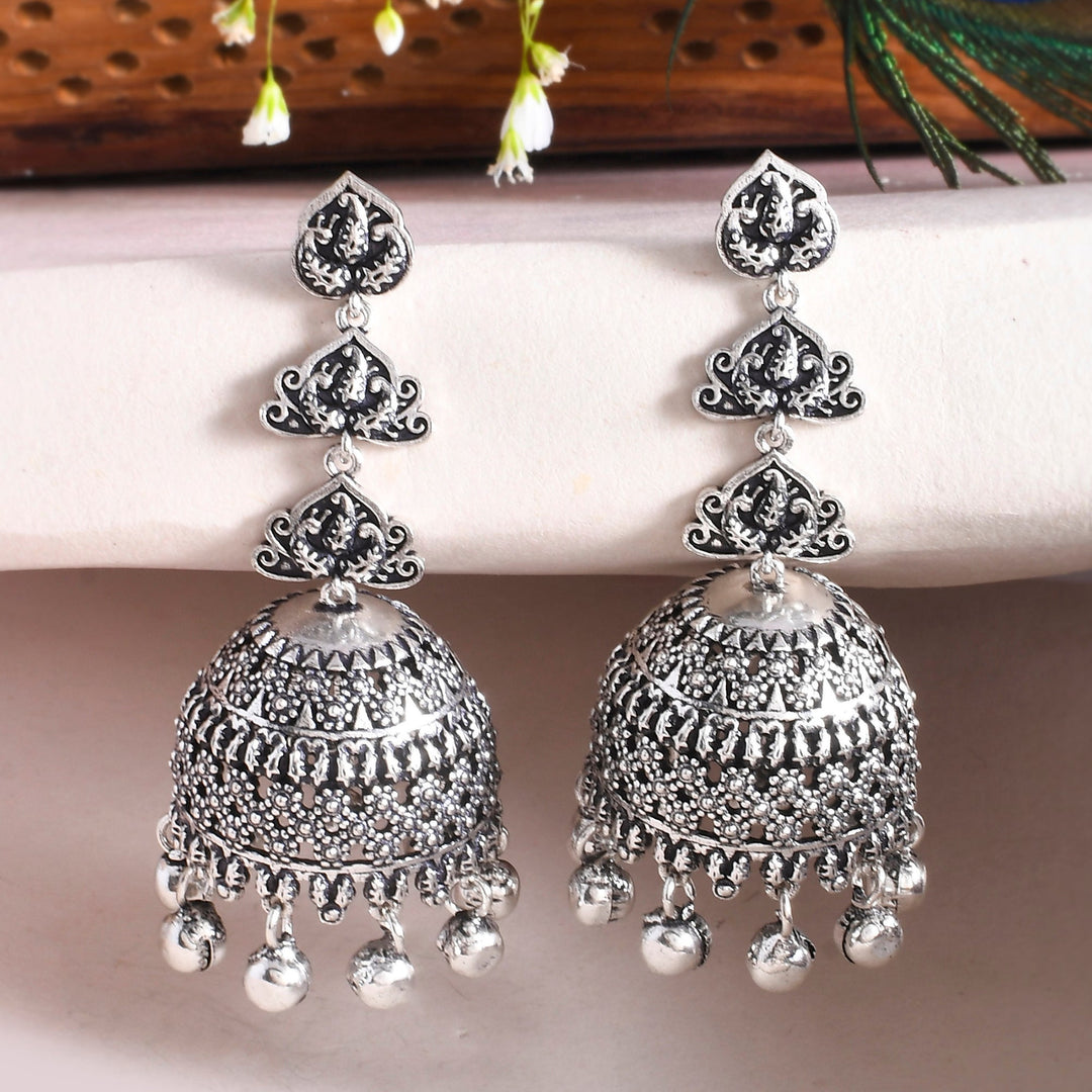 Morni Medinee Jhumkis | SHOBITAM
