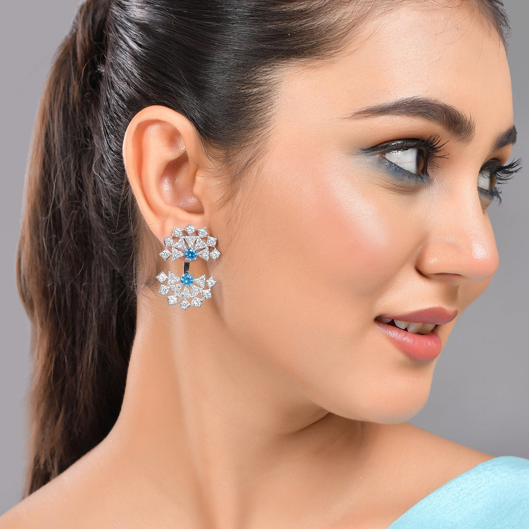 Before Sunrise Neeharika Ear Jacket Earrings | SHOBITAM