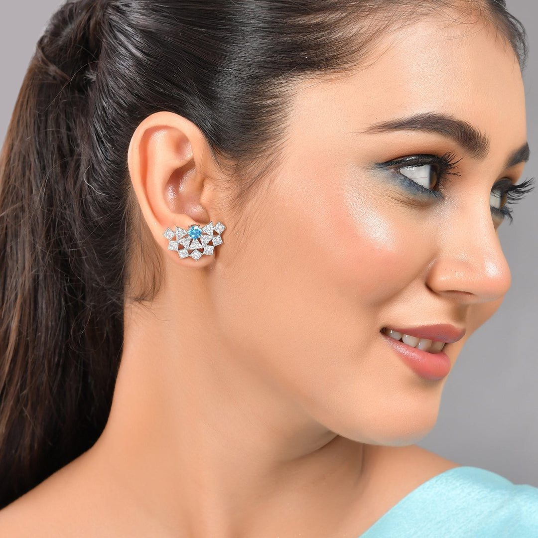 Before Sunrise Neeharika Ear Jacket Earrings | SHOBITAM