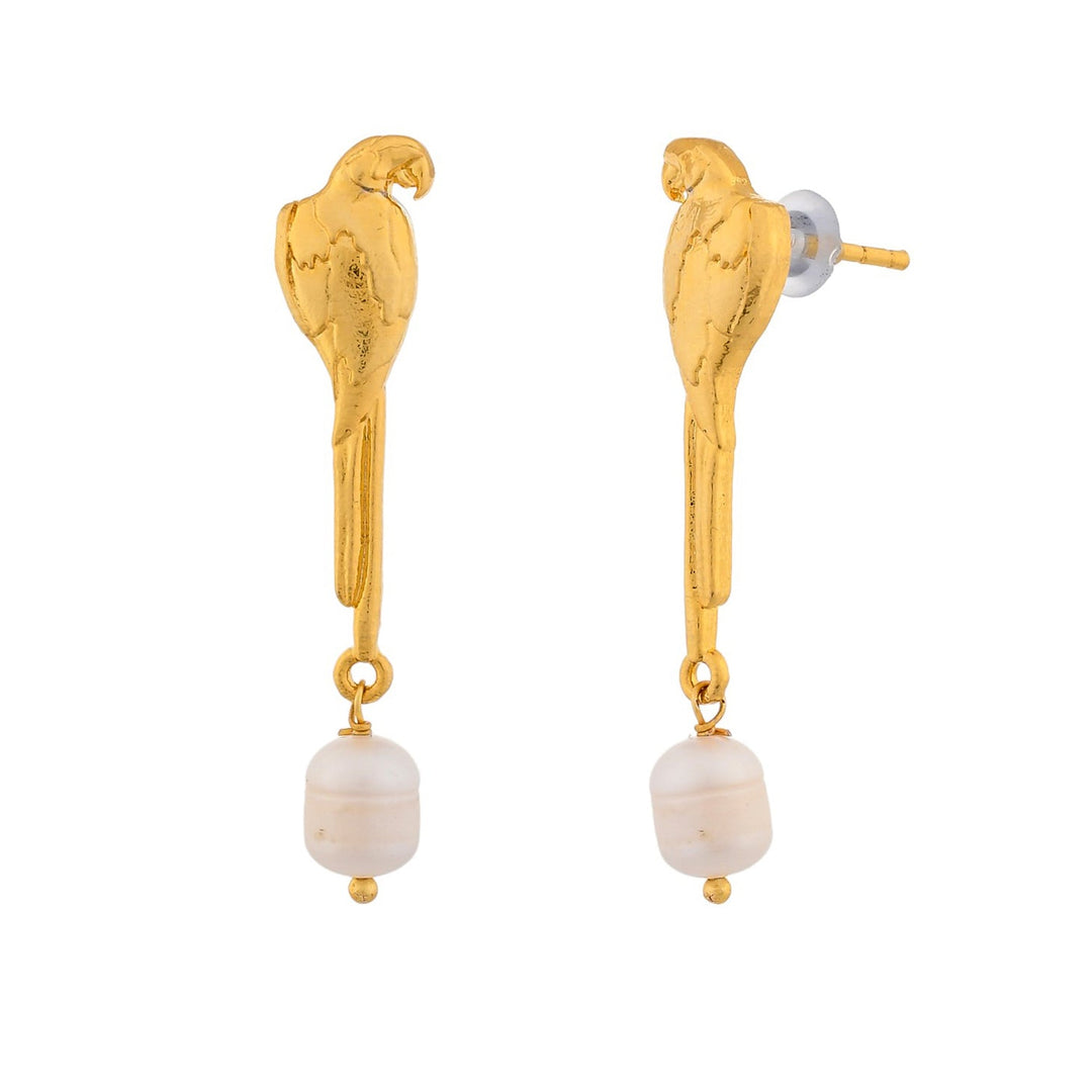 Hawaii Tropical Bird Ear Studs  | SHOBITAM