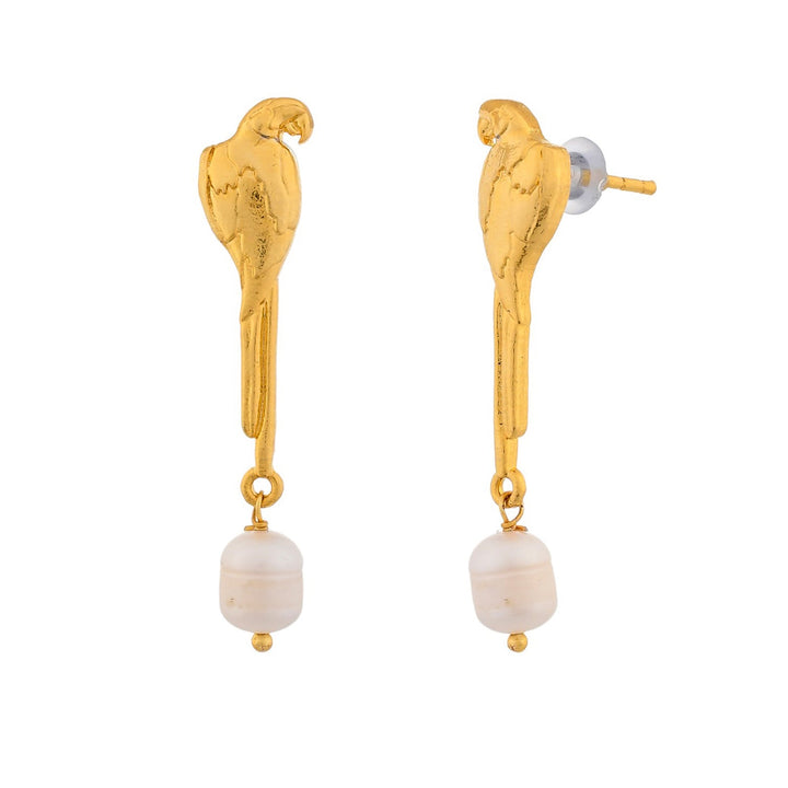 Hawaii Tropical Bird Ear Studs  | SHOBITAM