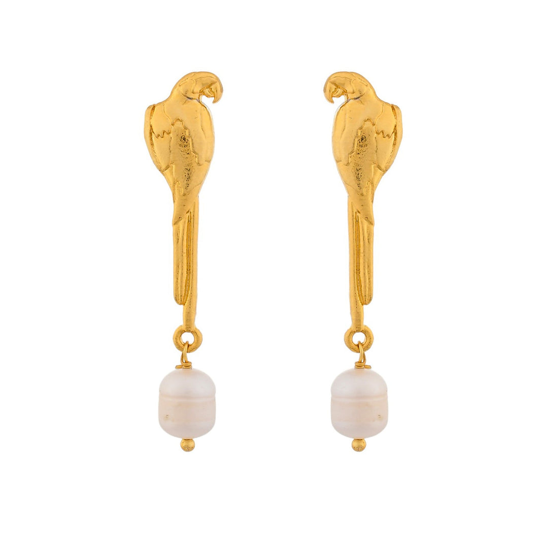 Hawaii Tropical Bird Ear Studs  | SHOBITAM