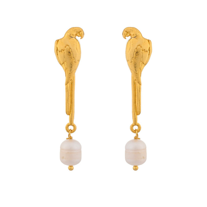 Hawaii Tropical Bird Ear Studs  | SHOBITAM