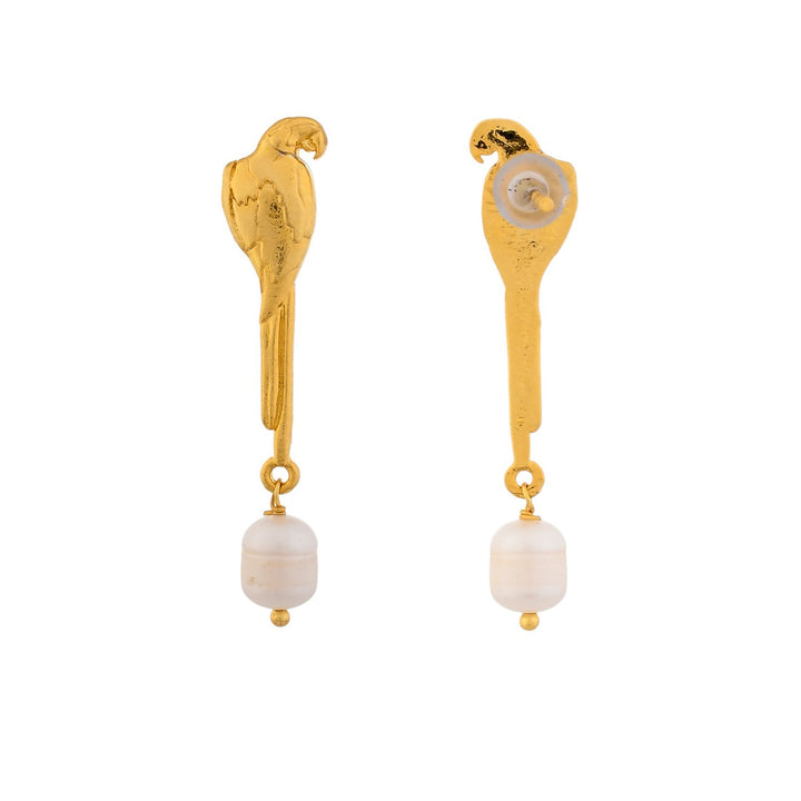 Hawaii Tropical Bird Ear Studs  | SHOBITAM