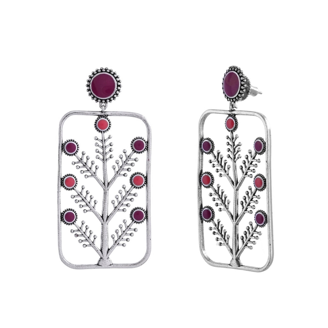 Warli Phool Tumhe Bheja Hai Khat Mein Earrings  | SHOBITAM