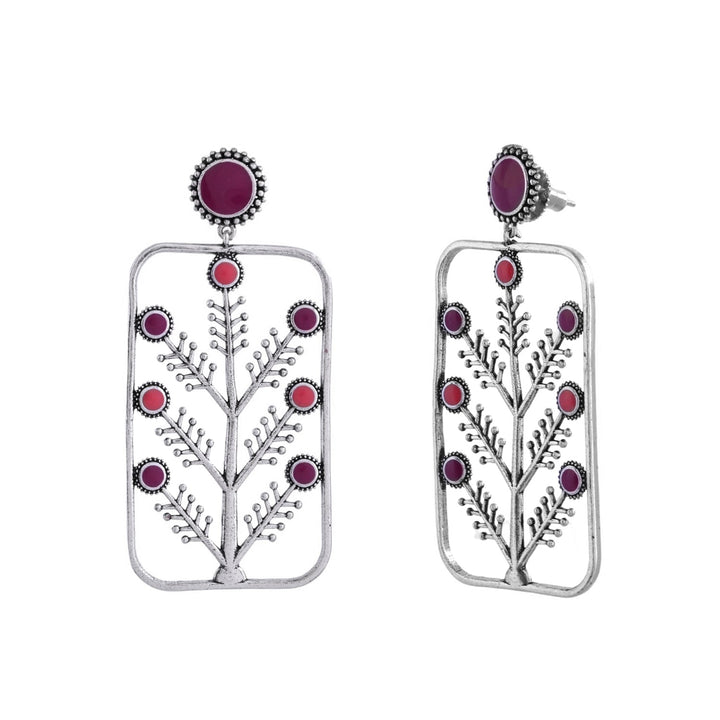 Warli Phool Tumhe Bheja Hai Khat Mein Earrings  | SHOBITAM