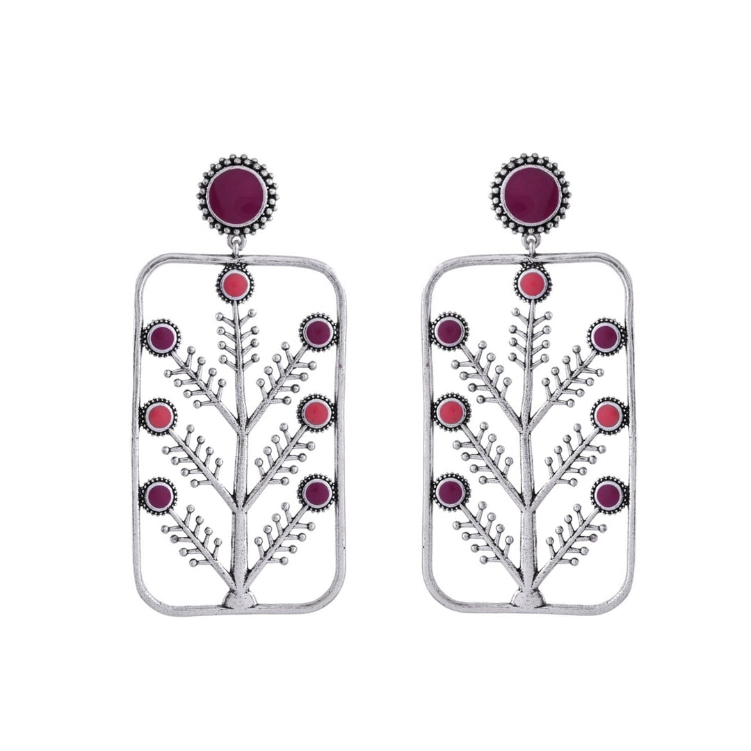 Warli Phool Tumhe Bheja Hai Khat Mein Earrings  | SHOBITAM