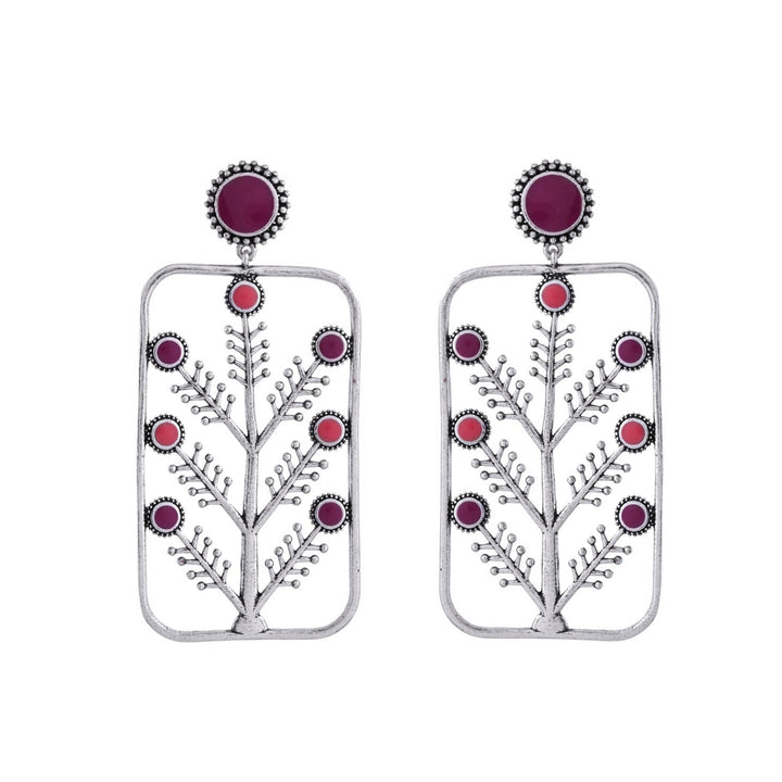 Warli Phool Tumhe Bheja Hai Khat Mein Earrings  | SHOBITAM