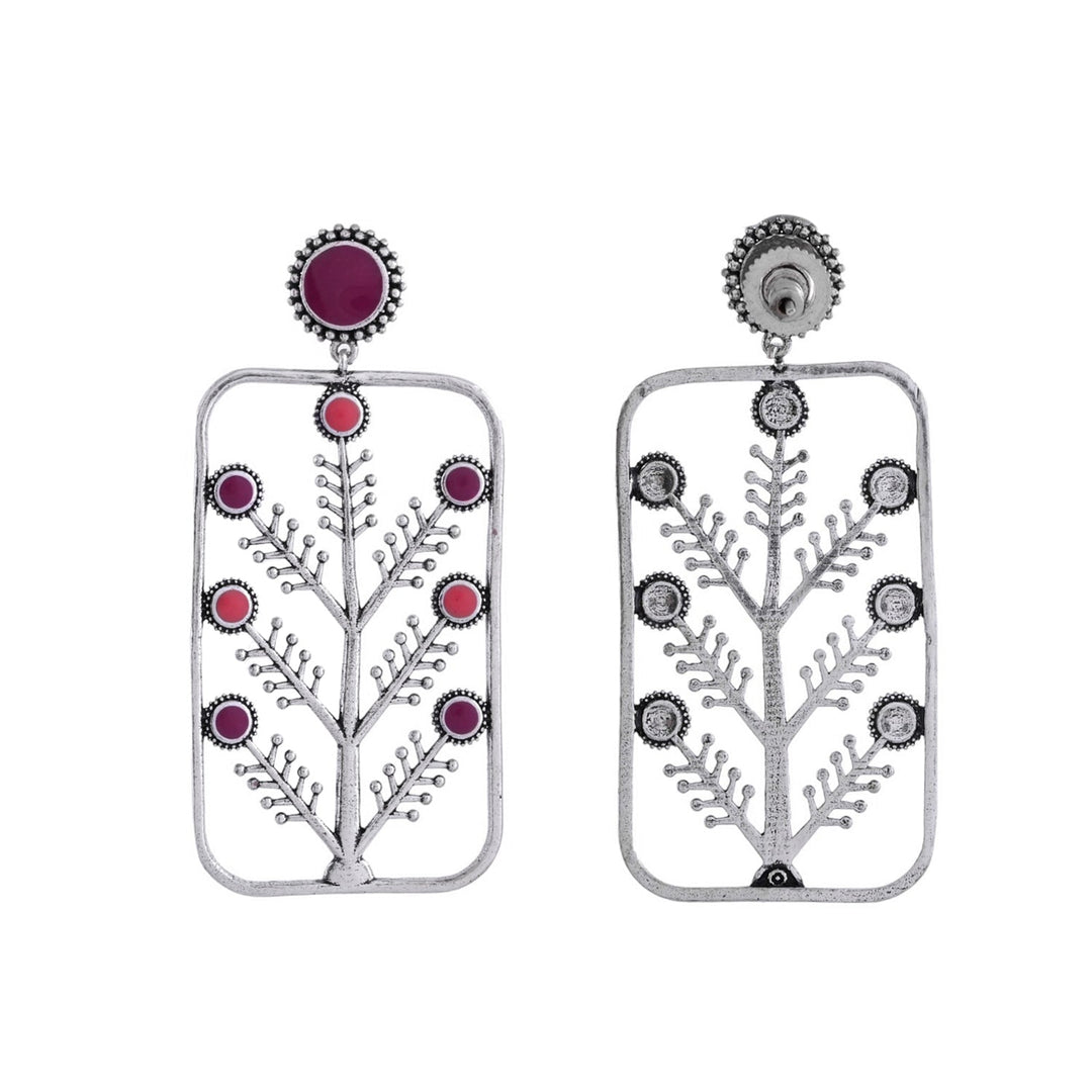 Warli Phool Tumhe Bheja Hai Khat Mein Earrings  | SHOBITAM