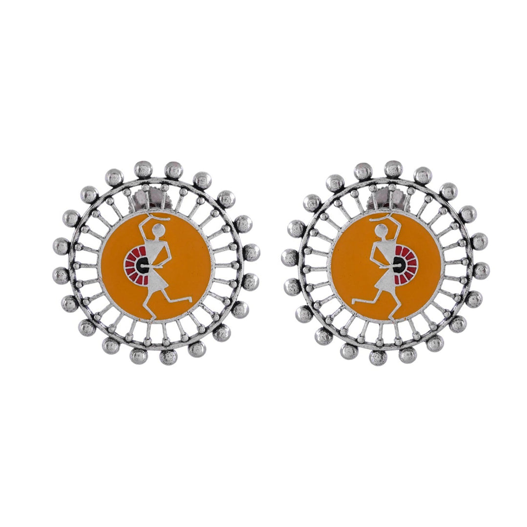 Warli Dholida Earrings  | SHOBITAM
