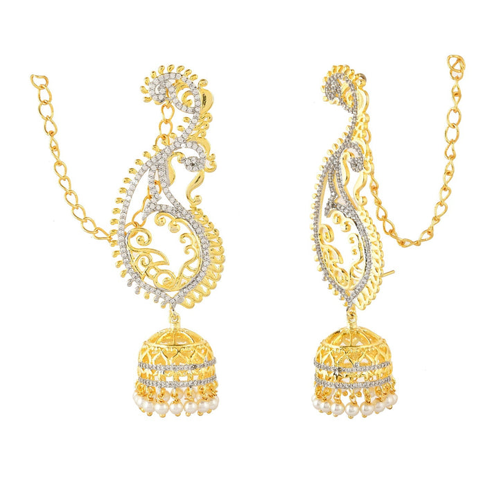 Alpana Majestic Paisley Jhumka | SHOBITAM