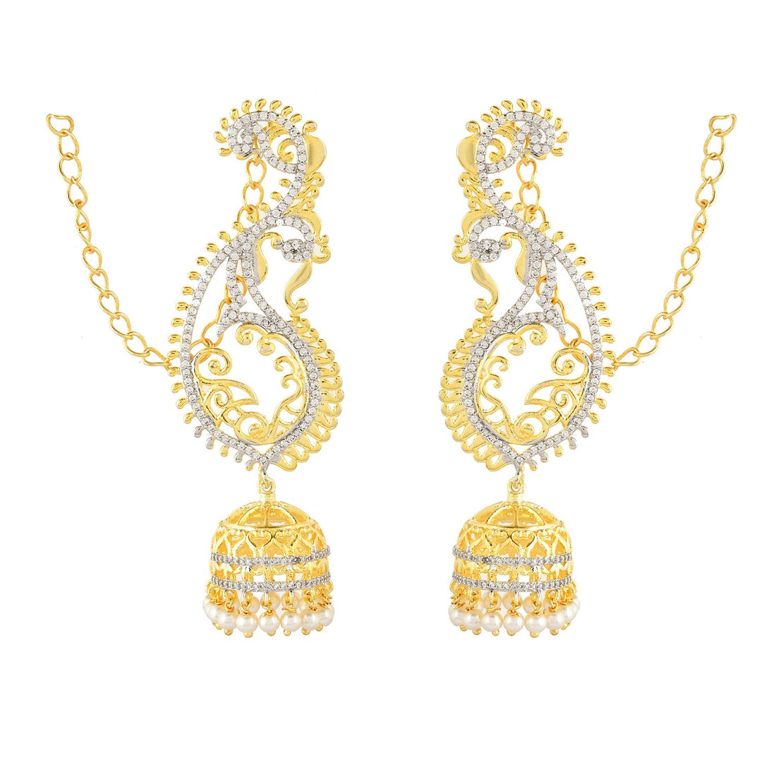 Alpana Majestic Paisley Jhumka | SHOBITAM