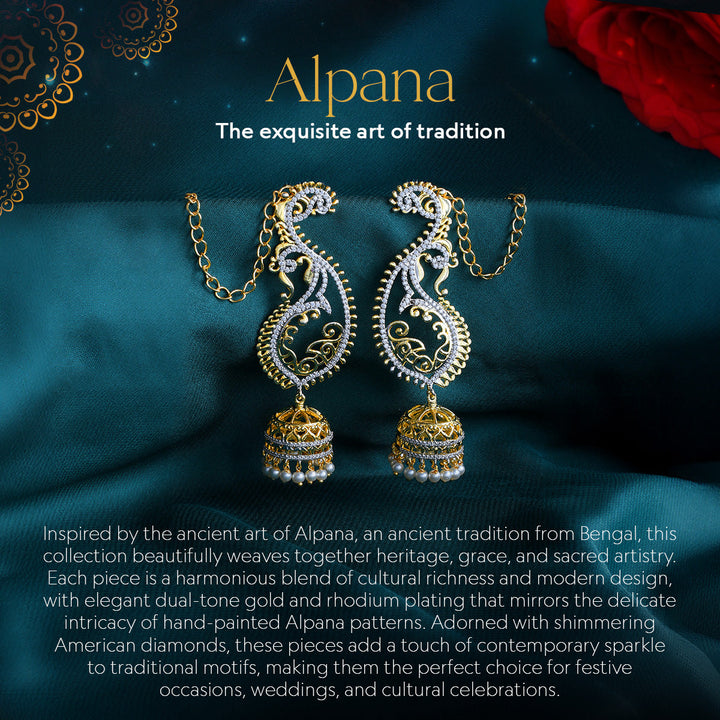 Alpana Majestic Paisley Jhumka | SHOBITAM