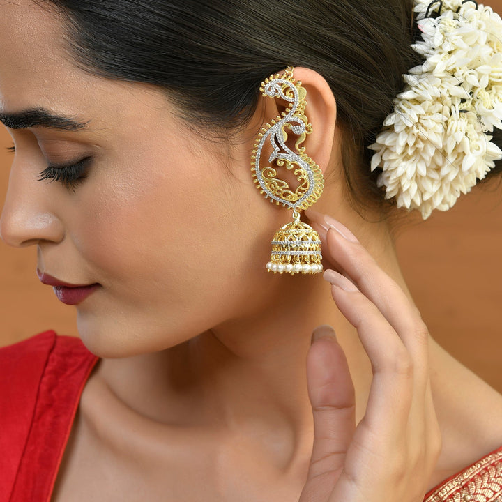 Alpana Majestic Paisley Jhumka | SHOBITAM