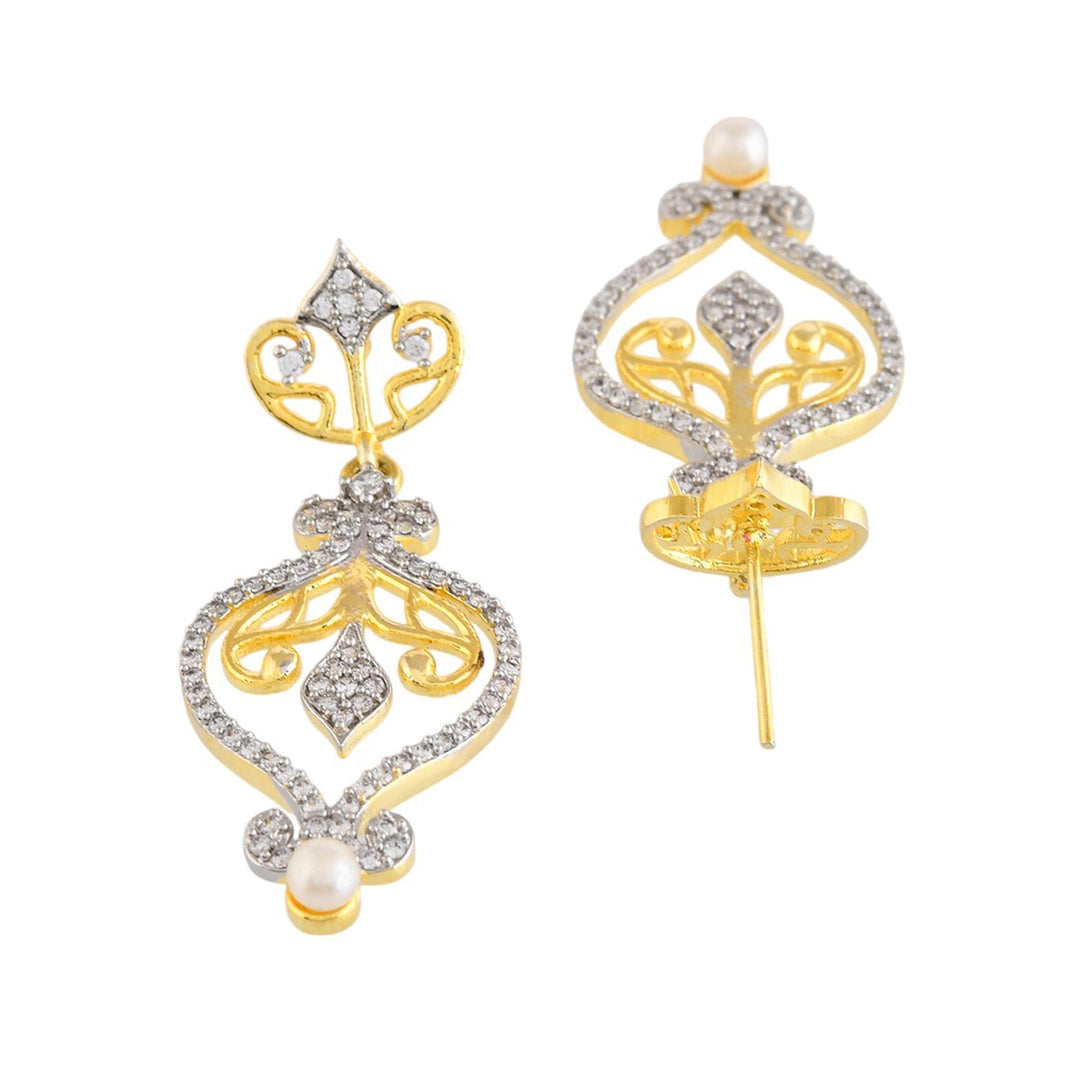 Alpana Regal Paisley Petals Necklace Set | SHOBITAM