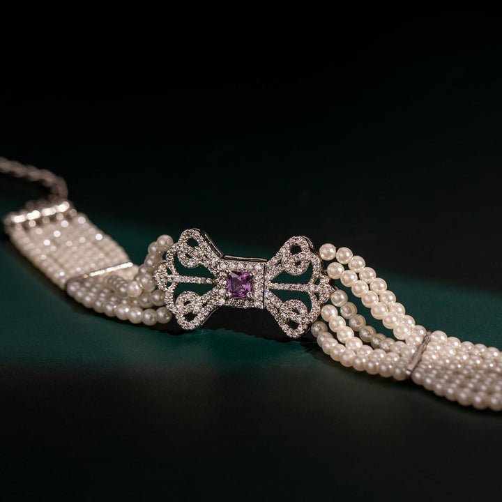 Halo Essence Bow Bracelet | SHOBITAM