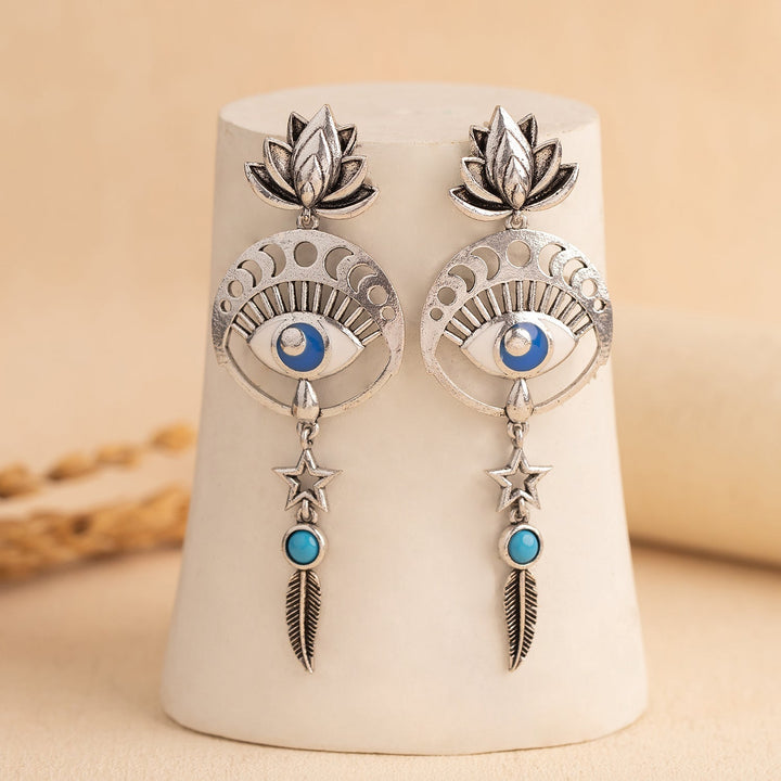 Boho Tribe Bohemian Phases oxidised Earrings For Women | SHOBITAM