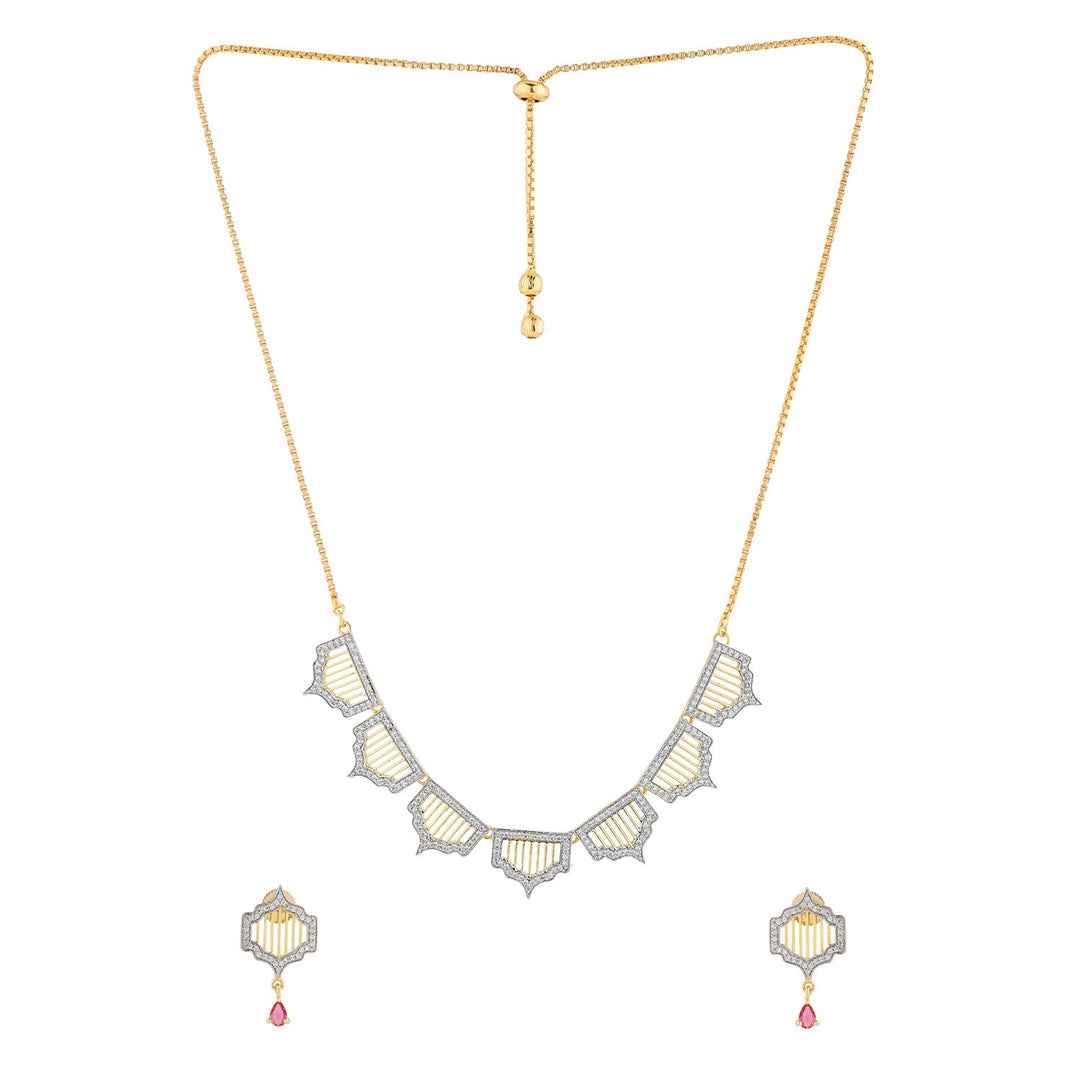 Shahi Dwar Gulbahar Necklace Set | SHOBITAM