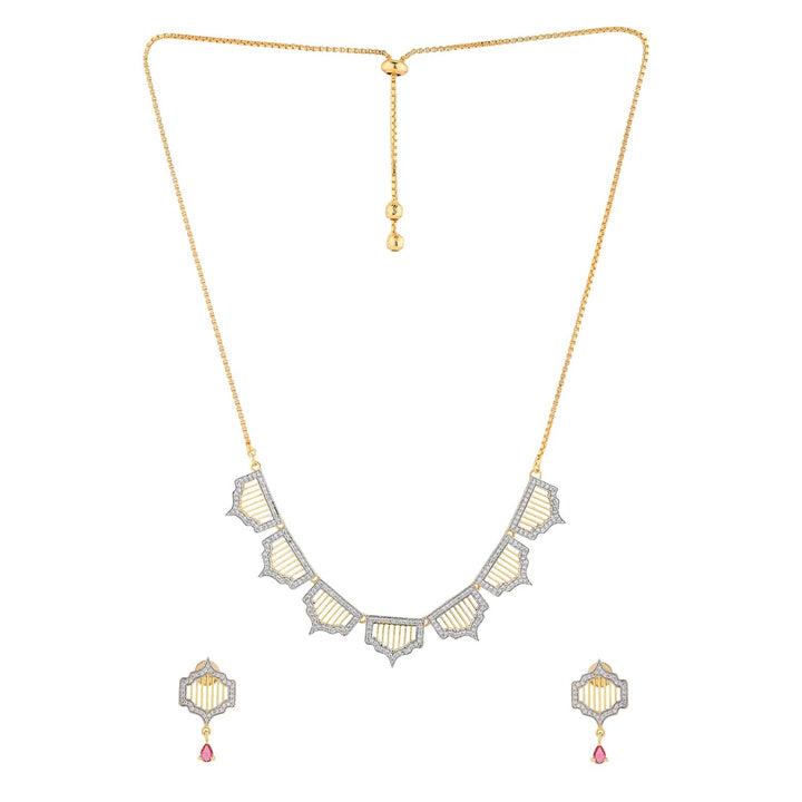 Shahi Dwar Gulbahar Necklace Set | SHOBITAM