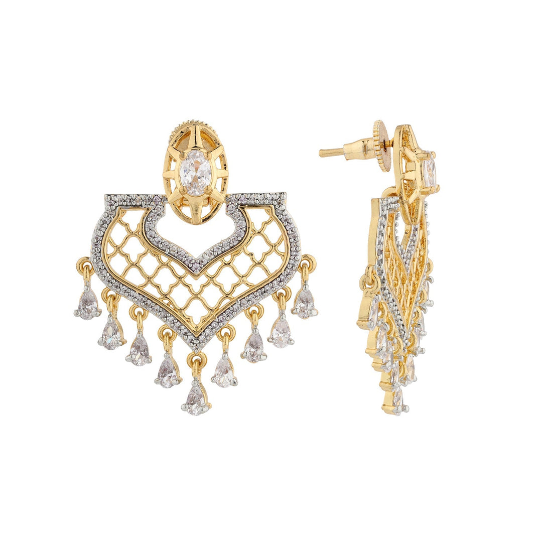 Shahi Dwar Sundari Dangler Earrings | SHOBITAM