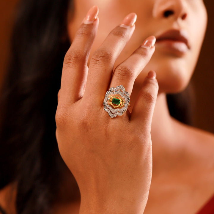 Shahi Dwar Ragini Gemstone Ring | SHOBITAM
