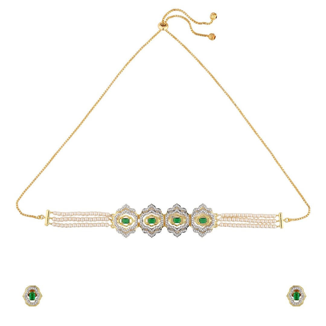Shahi Dwar Mohini Choker Set | SHOBITAM