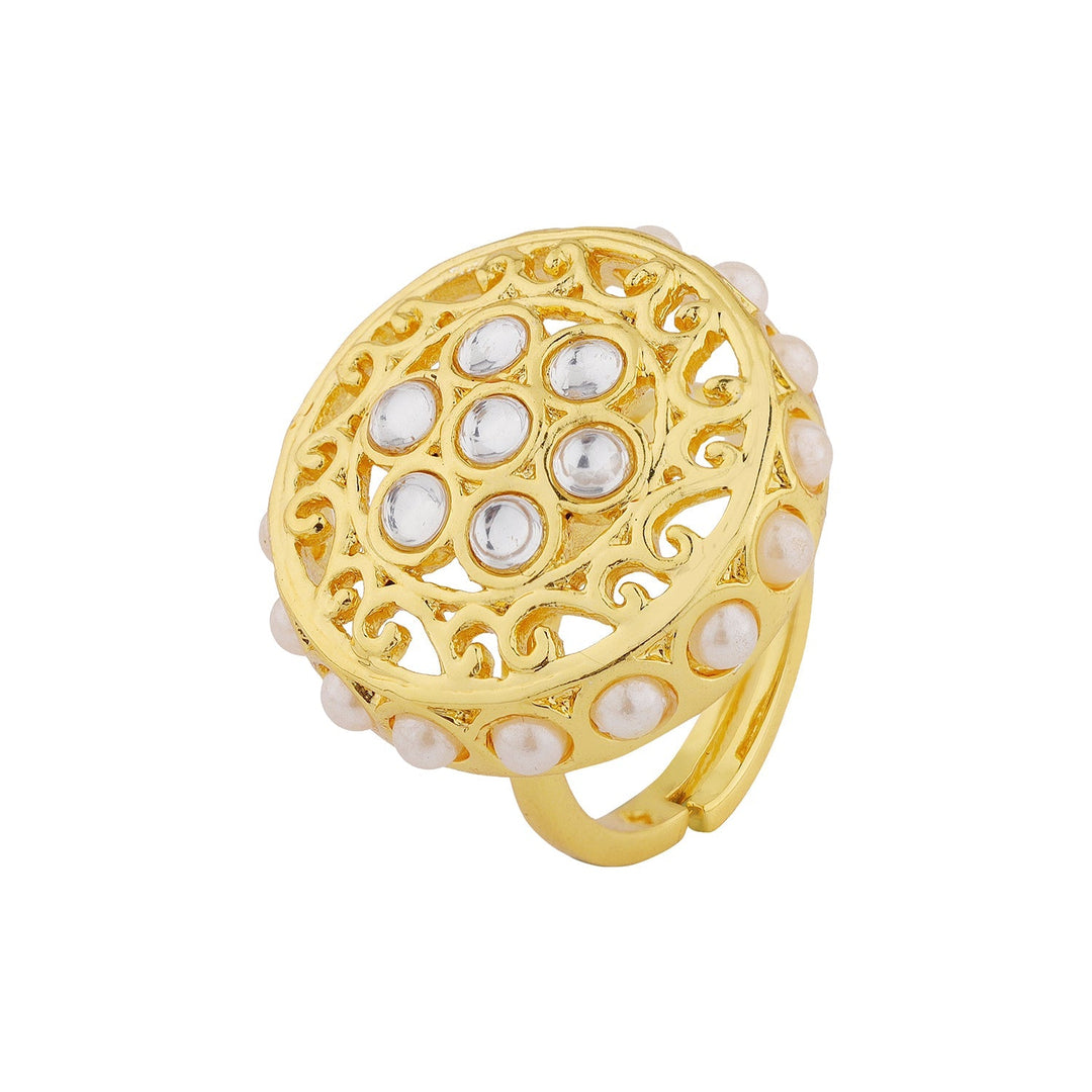 Queens of Rajasthan Mehraa Statement Ring | SHOBITAM