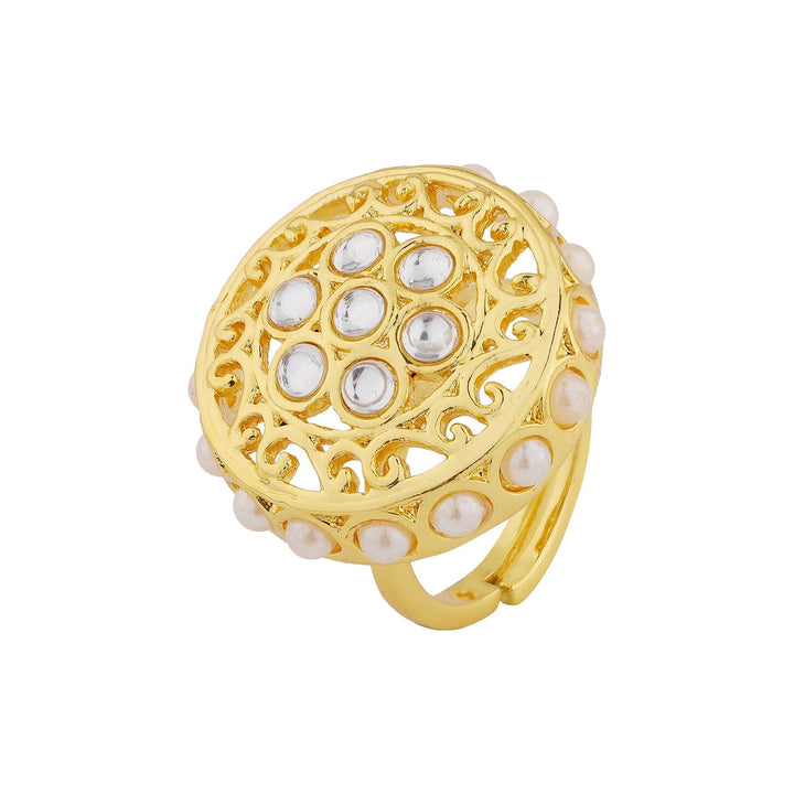 Queens of Rajasthan Mehraa Statement Ring | SHOBITAM