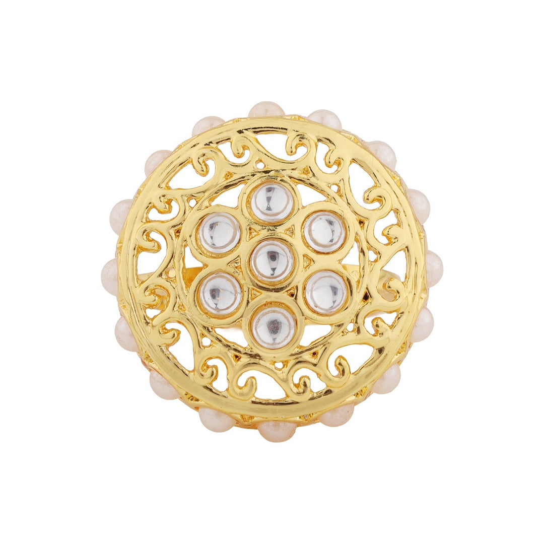 Queens of Rajasthan Mehraa Statement Ring | SHOBITAM