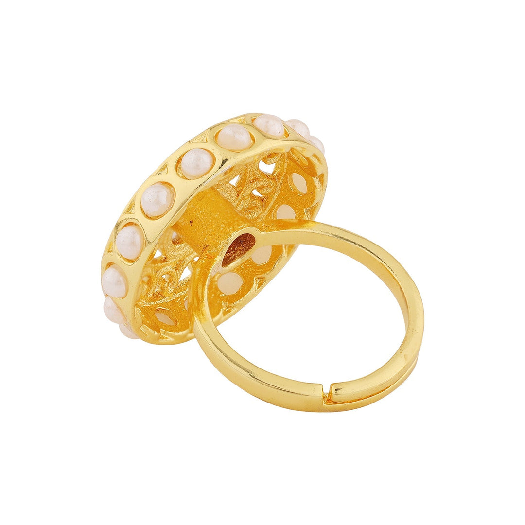 Queens of Rajasthan Mehraa Statement Ring | SHOBITAM