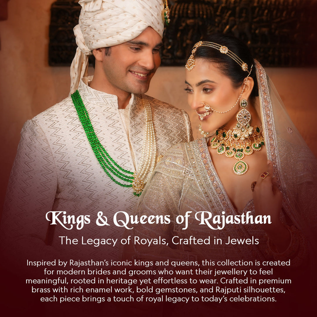 Queens of Rajasthan Mehraa Statement Ring | SHOBITAM