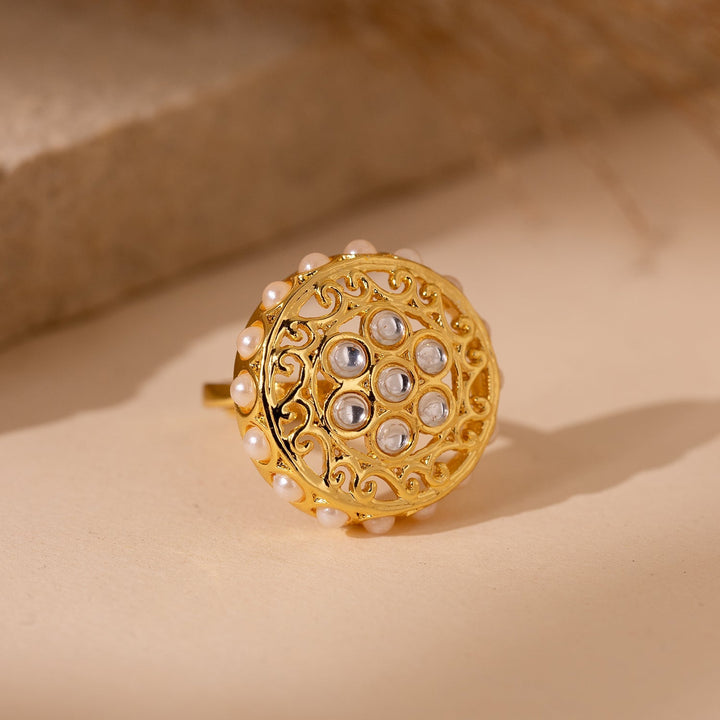 Queens of Rajasthan Mehraa Statement Ring | SHOBITAM