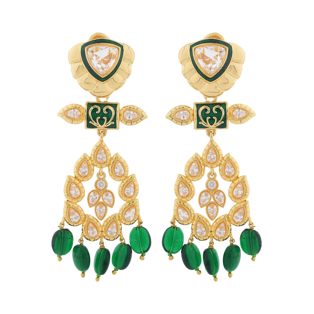 Queens of Rajasthan Rutani Dangle Earrings | SHOBITAM