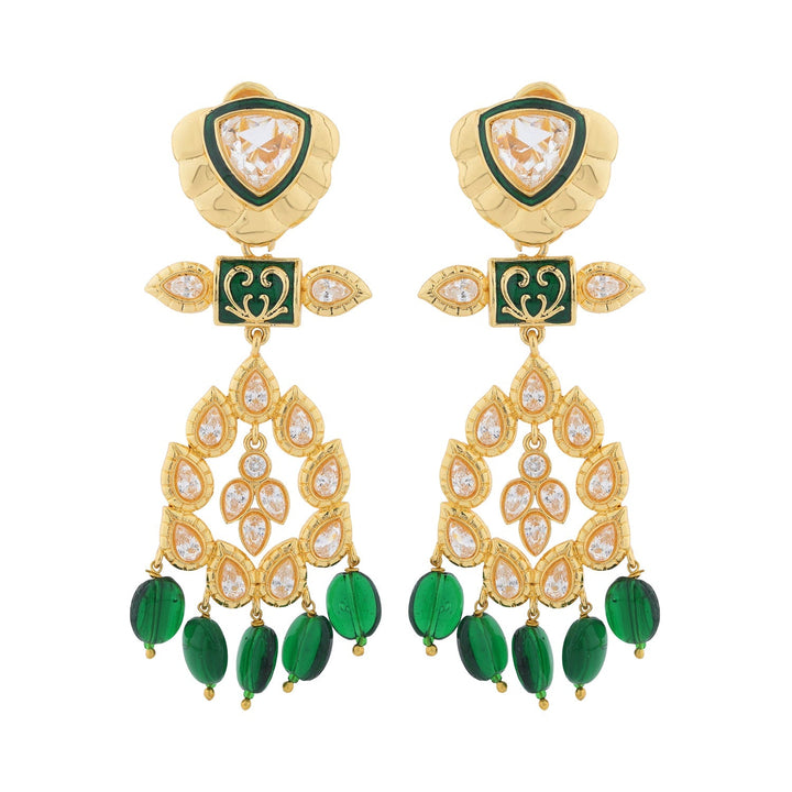 Queens of Rajasthan Rutani Dangle Earrings | SHOBITAM