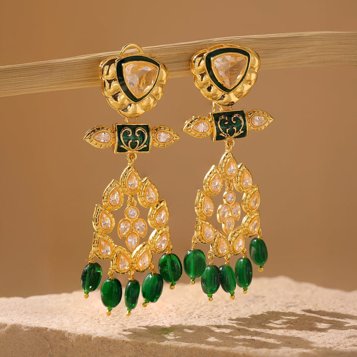 Queens of Rajasthan Rutani Dangle Earrings | SHOBITAM