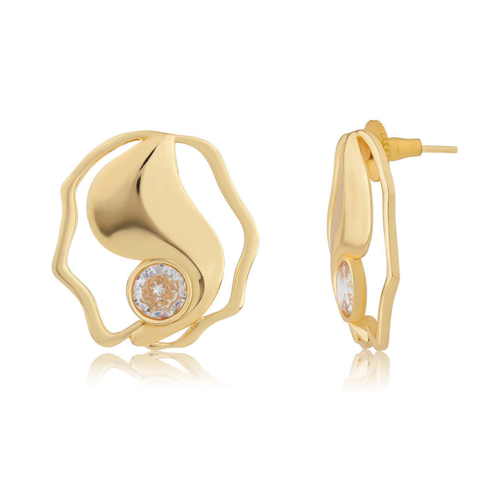 Flow Tide Marina Stud Earrings | SHOBITAM