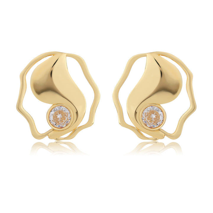 Flow Tide Marina Stud Earrings | SHOBITAM