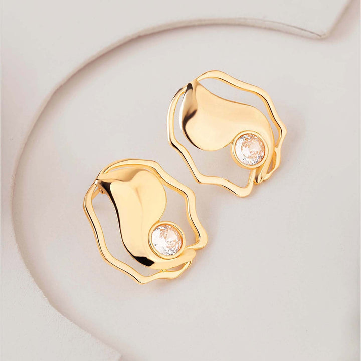 Flow Tide Marina Stud Earrings | SHOBITAM