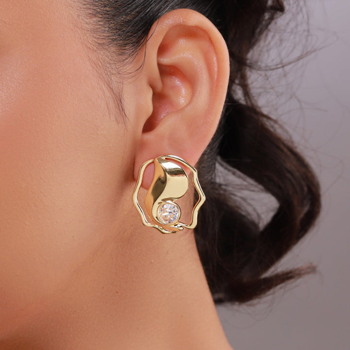 Flow Tide Marina Stud Earrings | SHOBITAM