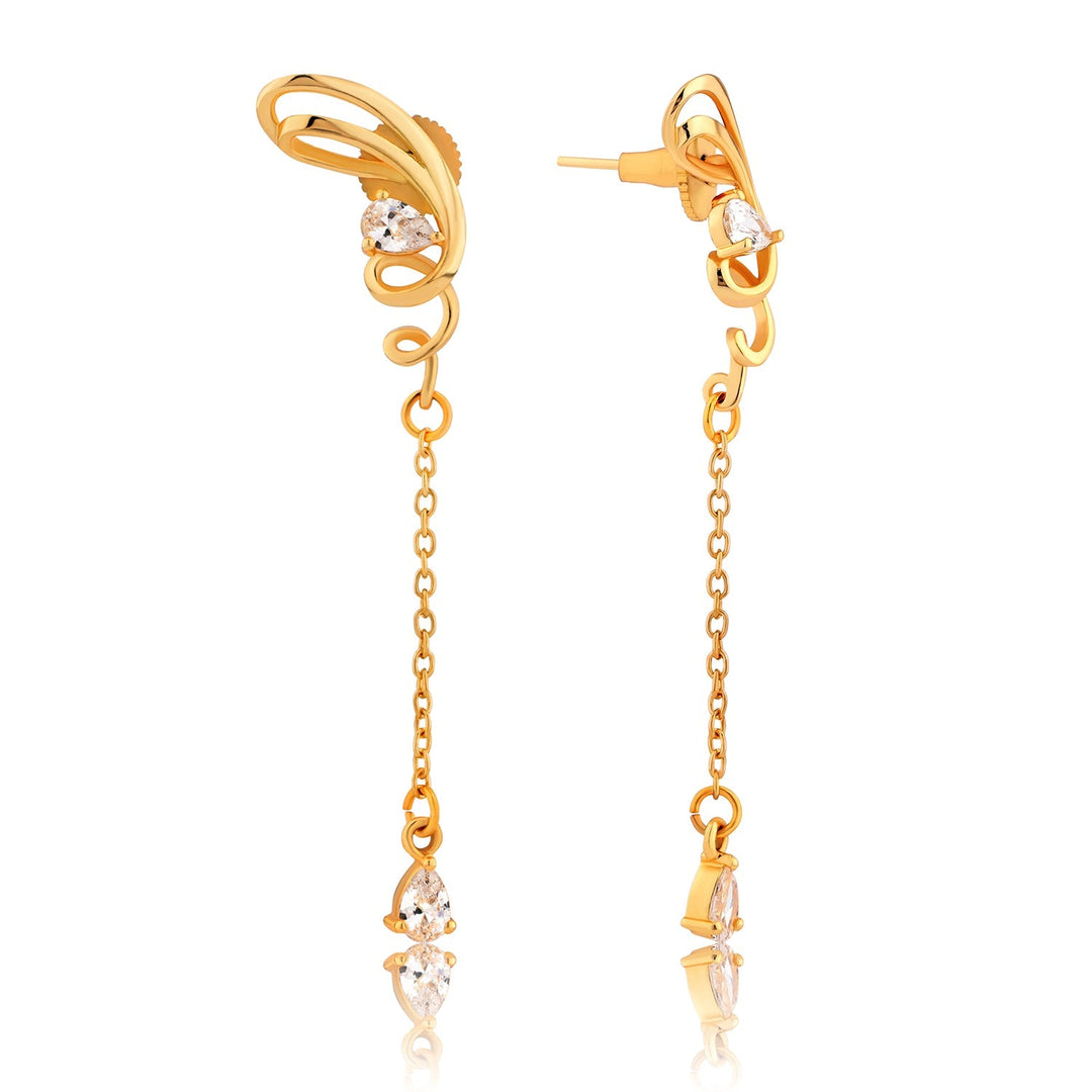 Flow Tide Twilight Vine Drops Dangle Earrings | SHOBITAM