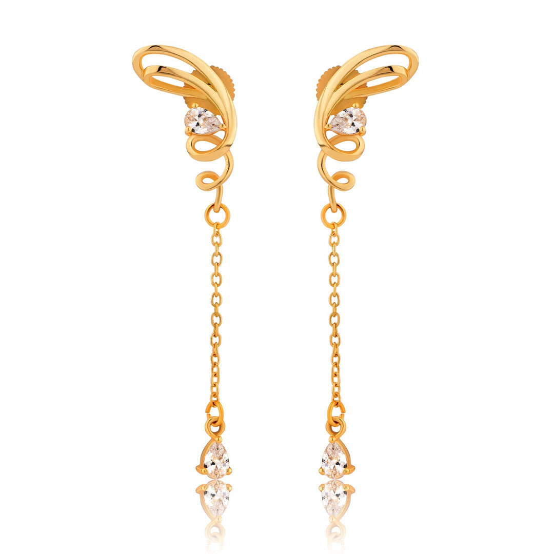 Flow Tide Twilight Vine Drops Dangle Earrings | SHOBITAM