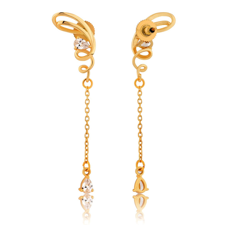 Flow Tide Twilight Vine Drops Dangle Earrings | SHOBITAM
