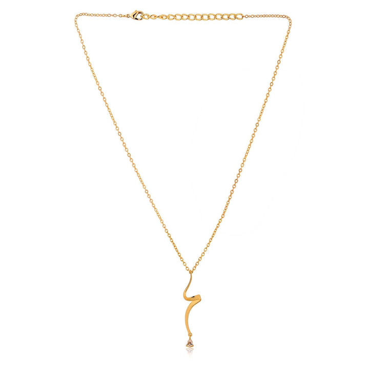 Flow Tide Stream Pendant Short Necklace | SHOBITAM