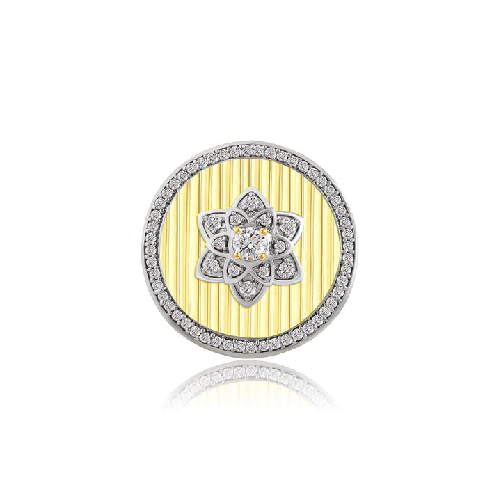 Threads of Royalty Rajpushpa Royale CZ Statement Ring | SHOBITAM