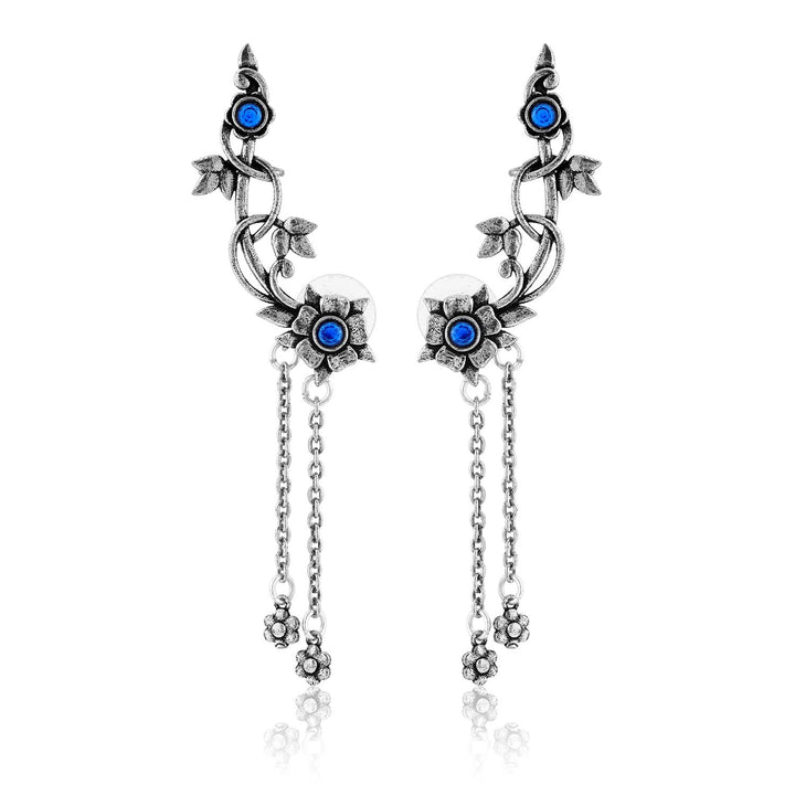 Phulwari Kusumara Oxidised Ear Cuff | SHOBITAM