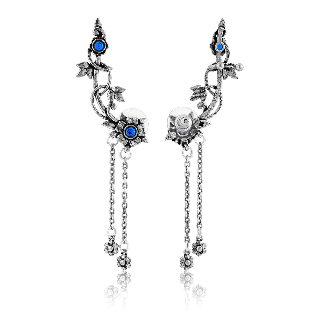 Phulwari Kusumara Oxidised Ear Cuff | SHOBITAM