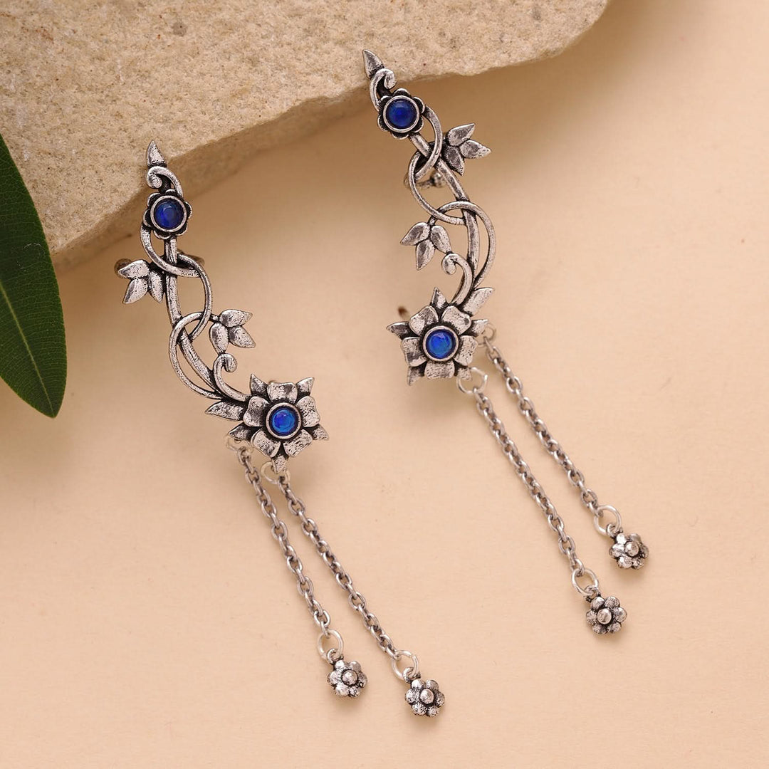 Phulwari Kusumara Oxidised Ear Cuff | SHOBITAM